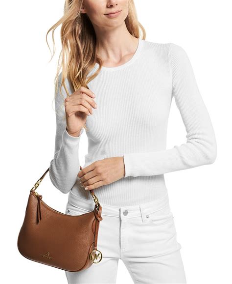 michael michael kors kelsey small leather pouchette|Amazon.com: Michael Kors Pouchette.